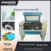 Máquina de corte a laser de plástico PP/PE/PVC/ABS/PET equipamento de corte de borracha de silicone plástico