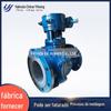 Fabricante de Válvula Revestida de Flúor - Resistência a Ácido, Alcali e Sal - Tipo Flangeado em Aço Carbono com Revestimento de PTFE - Válvula de Esfera Revestida de Flúor de Passagem Plena