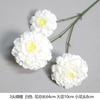 Flores Artificiales Blancas con Acabado de Alta Gama, Materiales Florales Realistas, Flores de Seda para Bodas al Aire Libre, Decoraciones de Bienvenida, Arreglos Florales, Flores Falsas, Materiales para Manualidades