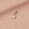 Colgante Simple de Acero Inoxidable Transfronterizo Estrella de Cinco Puntas Elegante Nicho Hecho a Mano Colgante de Estrella Material para Pulsera Collar DIY