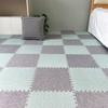 Tapete de Linho Algodão com Emendas Tapete de Chão Quarto Sala de Estar Estilo Ins Cobertor de Cabeceira Área Grande Cobertura Total Tapete de Rastejar Infantil