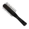 Pente de costela para cabeleireiro masculino retrô de fileira dupla pente pele do cabelo meridiano massagem pente cabelo cacheado fofo pente de costela