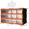 Caja de Herramientas Portátil de Doble Capa Engrosada de Grado Industrial, Caja de Almacenamiento de Piezas de Ferretería, Gabinete de Cajones de Plástico Duradero y Resistente a Caídas Venta de Liquidación