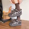 Zapatos Birkenstock con Forro de Lana para Mujer, Novedad Otoño e Invierno 2025, Versátiles, Plataforma Plana, Retro, Zapatos de Entrenamiento Alemanes, Zapatos Cálidos de Algodón