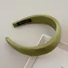 Aro de Pelo Elegante Ancho Versión Brillante Retro Algodón Mercerizado Francés Tocados de Alta Gama Banda para Lavarse la Cara Horquilla Nuevo de Alta Gama