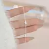 Pulseira de Borboleta de Prata Pura S999 Qianjia, Estilo Floresta, Estilo Simples, Literário e Artístico, Elegante Exquisito, Joia de Mão Elegante, Dropshipping Transfronteiriço