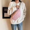 Bolsa Pequena Casual Maca Bolsa de Cintura Feminina 2025 Nova Bolsa Transversal Moderna Bolsa de Peito Esportiva Bolsa de Ombro Versátil de Nicho