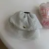 Pinza de Garra de Malla con Lunares Estilo Francés Suave Material Semi-Transparente Ligero Accesorio para el Cabello Versátil para el Viaje Diario Cita Parte Trasera de la Cabeza