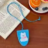 Bolsa Pequeña y Linda de Cuero para Monedas Collar Colgante para Mujer Funda para Auriculares Cuerda de Cuero Cadena de Lana Accesorios Largos Bolsa de Almacenamiento