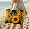 2026 Sitio Independiente Transfronterizo Amazon Bolso Tote Acolchado Nuevo Estampado Digital Bolso de Algodón Casual para Viajero