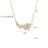 Colar para Mulheres, Estilo Japonês e Coreano Floral Doce-Frio Colar Floral, Design de Nicho, Corrente de Clavícula Floral Elegante da Moda