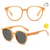 Gafas de Silicona Inteligentes para Niños que Cambian de Color con la Luz Sensible, Doble Propósito para Niños y Niñas, Gafas Protectoras de Alta Definición Anti-Luz Azul