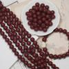 Imitación esmalte color arena púrpura natural cuentas de cinabrio cuentas de vidrio sueltas DIY pulsera collar hecho a mano cuentas de texto material