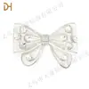 Sapatos Femininos Full Diamond Super Flash Strass Laço Duplo Fivela de Flor para Sapato Acessórios de Sapato Decoração de Roupa DIY Acessórios para Bolsa de Sapato Atacado