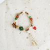 Nuevas Pulseras Navideñas Más Vendidas al por Mayor Dulce Regalo de Papá Noel Joyería Pulseras Transfronterizas Pequeños Regalos para Mujeres