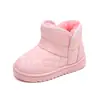Botas de Neve para Meninas Exportação Atacado Veludo Espessado Impermeável Antiderrapante Sapatos de Algodão para Bebê Outono e Inverno Novos Sapatos Quentes Sapatos Infantis