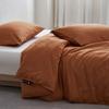 Funda de edredón de jacquard de algodón espiga Dayan sábana de cama transpirable respetuosa con la piel color liso nude serie de productos individuales para dormitorio