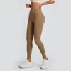 Calça de Fitness Fina Juyitang com Barra Antirrolamento, Cintura Alta, Bumbum Levanta e Sem Linha Frontal, Calça de Yoga