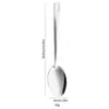 Juego de cocina de acero inoxidable 201 con mango largo, cuchara y espátula bañadas en oro para el hogar transfronterizo, cuchara sopera y espumadera de acero inoxidable