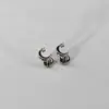 Aretes de Acero Inoxidable Oro de 18K Zircón Acero de Titanio Mini Piercings de Nariz de Rosca Piercing Anillos para Ombligo Joyería Transfronteriza Europea y Americana