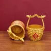 Enfeite Balde de Dinheiro Cabeça de Dragão, Balde de Riqueza e Tesouro, Armazenamento de Lingotes, Item Decorativo para Sala de Estar e Mesa de Escritório, Enfeite Artesanal Atrai-Fortuna