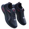 Sapatos masculinos de couro com sola macia e resistentes ao desgaste, primavera e verão 2025, calçados casuais masculinos de couro, calçados impermeáveis e resistentes à sujeira, tênis leve e confortável para homens