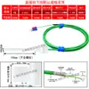 Sensor de Temperatura Ptfe Pt100 Resistencia Térmica Teflon con Sonda de Rosca de Cuatro Puntos, Detección de Temperatura, Resistente a la Corrosión, Resistente a Ácidos y Álcalis