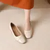 Zapatos Planos para Mujer 2026 Piel Suave Suela Suave Cómodos No Cansan los Pies Zapatos Pequeños de Piel para Dama Corte Bajo Antideslizantes Tacón Bajo Slip-on