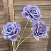 3 Rosas de Diamante Sem Folhas Decoração de Flores de Casamento Flor Artificial Cascata Mar de Flores Popular Arranjo de Flores de Parede de Rosa