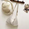Bolso de Mano Tejido Hueco Estilo Coreano para Mujer 2026 Primavera Nuevo Bolso de Hombro de Gran Capacidad Bolso de Playa para Vacaciones en la Costa