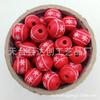 Barra de color creativo redonda de 16 mm, cuentas de madera de color sólido al por mayor, se pueden pedir para DIY