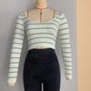 Camiseta deportiva de yoga y fitness de manga corta y larga con rayas de alta calidad transfronteriza, suéter, chaqueta, venta al por mayor de fábrica