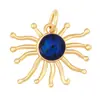 S70 Accesorios para Joyería DIY Espacio Sol Rayo Molino de Viento Luna Estrella Colgante Pequeño
