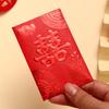 Mini Bolsas Rojas para la Suerte y la Fortuna, Paquetes Rojos Pequeños para Monedas con Palabras Felices para Regalo de Bloqueo de Puerta de Boda Bolsas de Dinero 2027