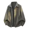 L-9XL Camisa casual de moda estilo parisino, corte relajado, chaqueta oversized, suministro directo al por mayor