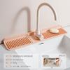 Almohadilla de Drenaje de Silicona con Botón Transfronterizo para Grifo, Almohadilla de Almacenamiento para Fregadero de Cocina, Almohadilla Impermeable Antideslizante para Lavabo, Venta al por Mayor