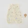 Roupas de Algodão Puro Pipa para o Verão Roupas Body de Bebê Gaze Respirável de Camada Dupla Colete Fino para Recém-Nascidos e Crianças Pequenas
