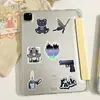 50 Harajuku Diablo ins Viento Decorativos diy Pegatinas Impermeables No se Repiten Pequeñas Alto Valor de Color Lindas Creativas Pegatinas
