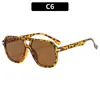 2026 Gafas de Sol Casuales de Moda Estilo Coreano con Doble Puente y Tachuelas, Únicas y Versátiles, Populares entre las Influencers Femeninas, Gafas de Sol Nuevas