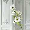 8 Flores Anêmonas Artificiais para Decoração de Casamento, Decoração de Casa e Restaurante, Flores de Seda, Adereços de Fotografia, Flores Artificiais