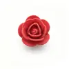 50 Flores de Espuma 3,5cm Saco Opp Urso DIY Casamento Caixa de Doces Presente Decoração Rosa Artificial Flores de Espuma