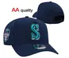 Popular en el comercio exterior, gorra de béisbol AA de alta calidad con logo de los Yankees, visera curva elegante, gorra ajustable para proteger del sol para hombres y mujeres