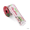 Fita de Tecido Nova Cor Shengyuan Desenho Papai Noel Juta Fita de Cetim Laço de Árvore de Natal Decoração para Amarrar