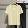 Camiseta Casual Masculina de Manga Curta Color Block com Gola Redonda 2024 Nova Verão Tops Casuais Soltos Tendência Simples Estilo Japonês Camiseta Básica
