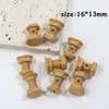 Acrílico Creativo Colorido Pintura Tornillo Perforado Cuentas DIY Cadena de Teléfono Móvil Bolso Colgante Joyería Accesorios Material