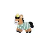 Parche Bordado Festivo de Año Nuevo Parche Autoadhesivo Personalizado para Chaqueta de Plumas Dibujo Animado de Pony Bordado Serie del Zodiaco Chino de Año Nuevo