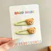 Pinza para el Cabello Dopamina Coreana para Mujer Pinza Dulce Sin Costuras Pinza para Flequillo Lateral Clip BB Antifrizz de Dibujos Animados de Gama Alta Accesorios para el Cabello