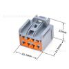 7283-3243-40/7285-3243-40/7285-3244-60 Conector Automotriz Enchufe de Arnés de Cableado de 8 Orificios
