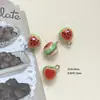 Liga de Metal Pintada à Mão com Óleo Gotejado Brinquedo Alimentício Batatas Fritas Coxas de Frango Frito Torradas Mini Hambúrgueres Pingentes DIY Colar Corrente de Celular
