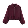 AliExpress Más Vendido al por Mayor Moda Casual Versátil para Mujer Transfronteriza Europea y Americana Chaqueta Abrigo Acolchada con Cremallera
